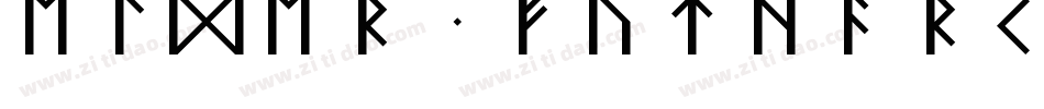 Elder Futhark字体转换
